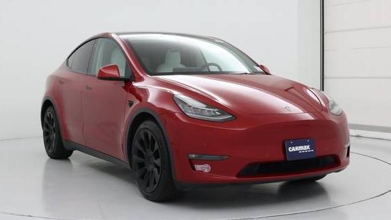 TESLA MODEL Y 2021 5YJYGDEE6MF288382 image